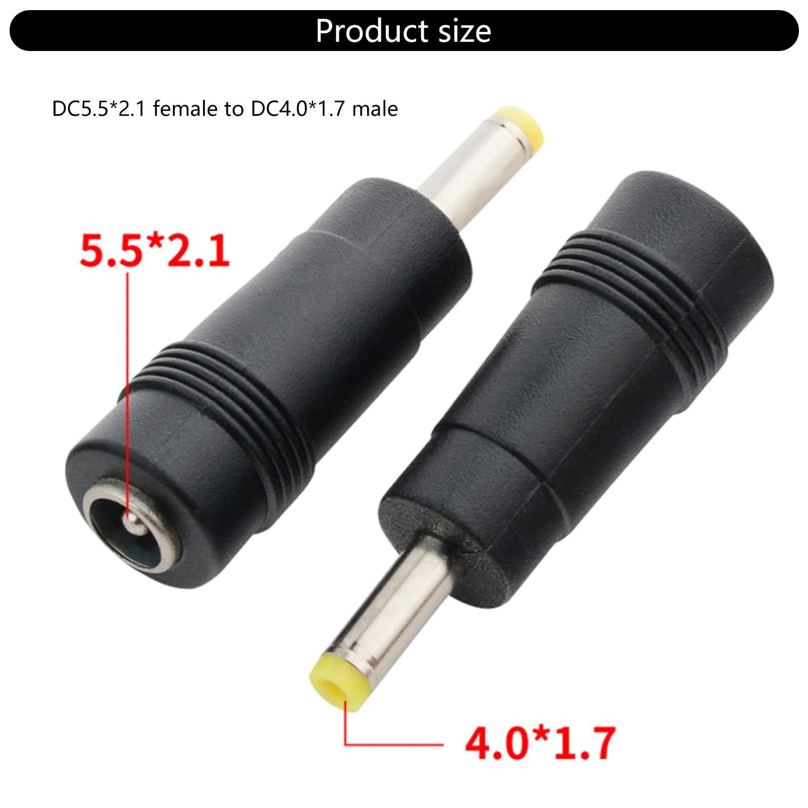 Adattatore Alimentazione Da 5.5x2.1mm A 4.0x1.7mm – Converti Il Tuo Alimentatore Per Laptop E Dispositivi - 2