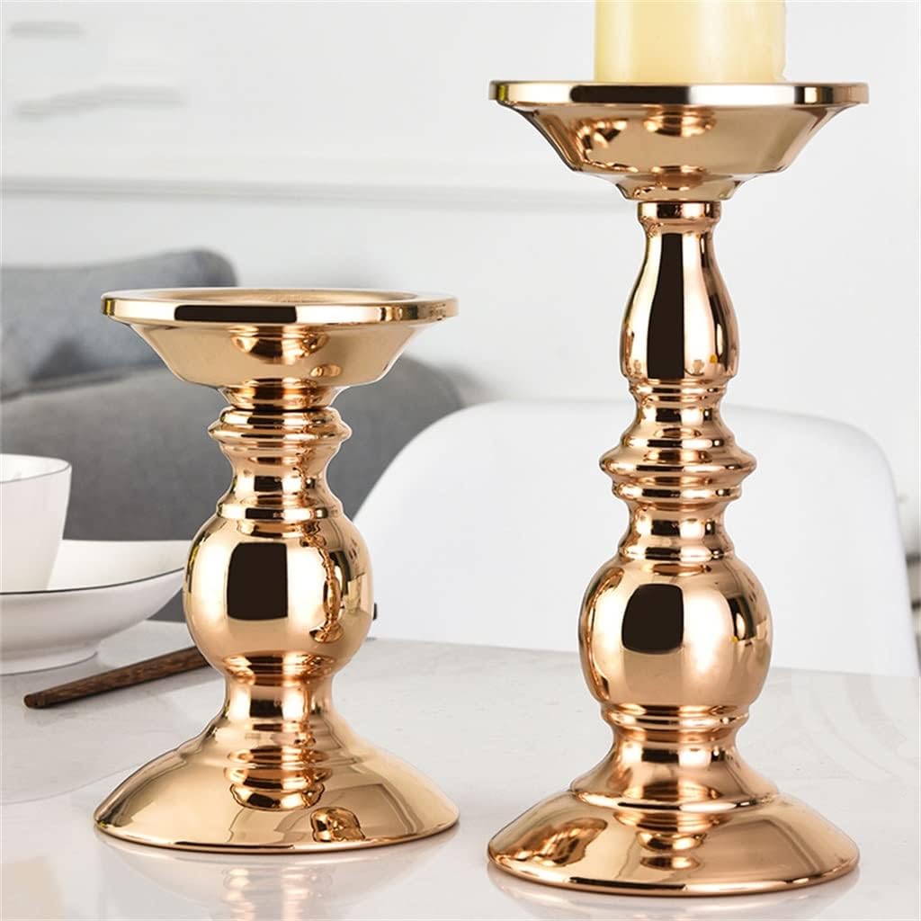 European Candlestick Western Food Iron Household Candle Table Wedding Decoration Home Candlelight Dinner lamp