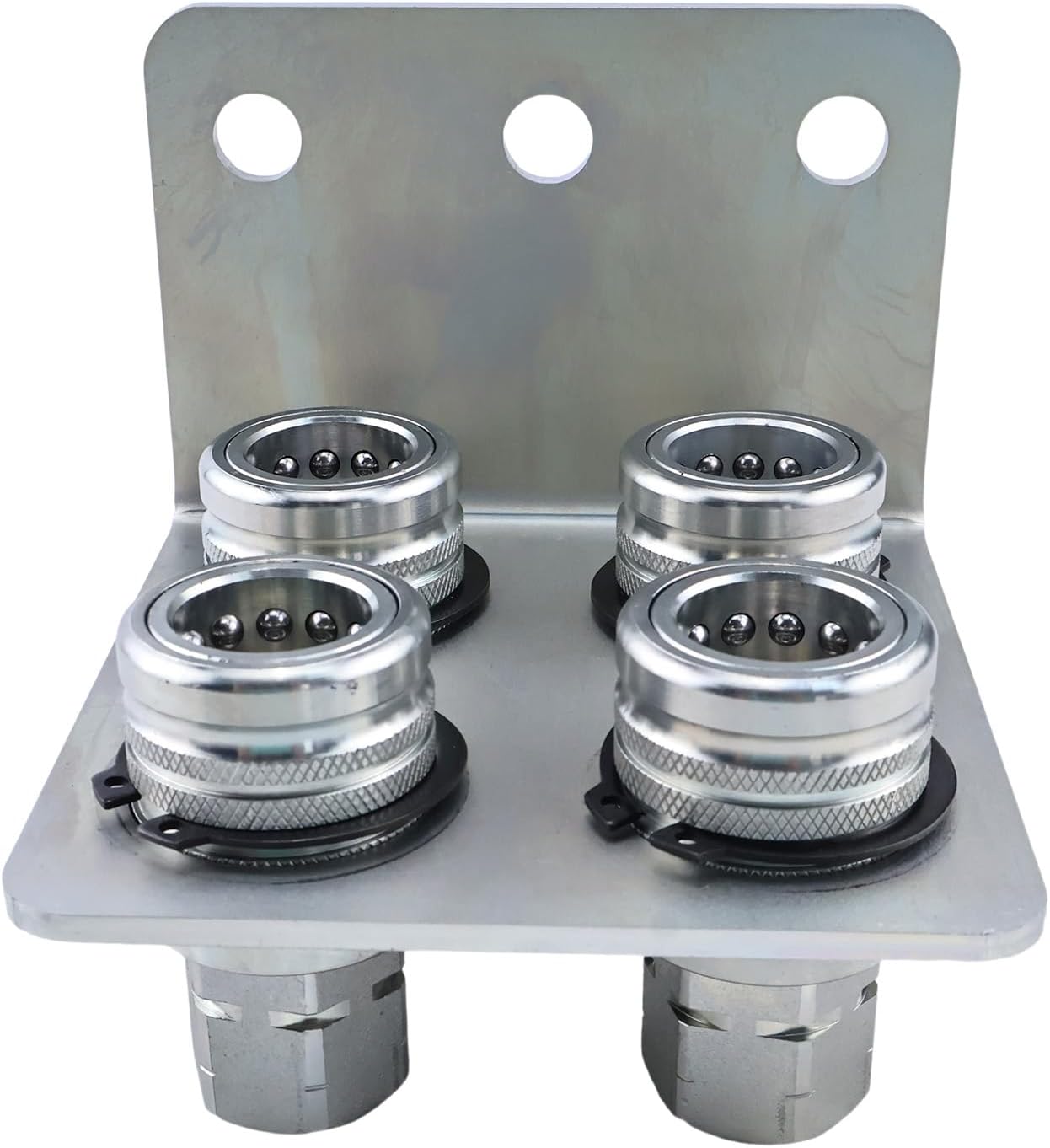 Hydraulic Quick Connect Release Coupling TL39B-4 TL39B4 Compatible with Skid Steer Break Away Mounting Bracket ISO 5675