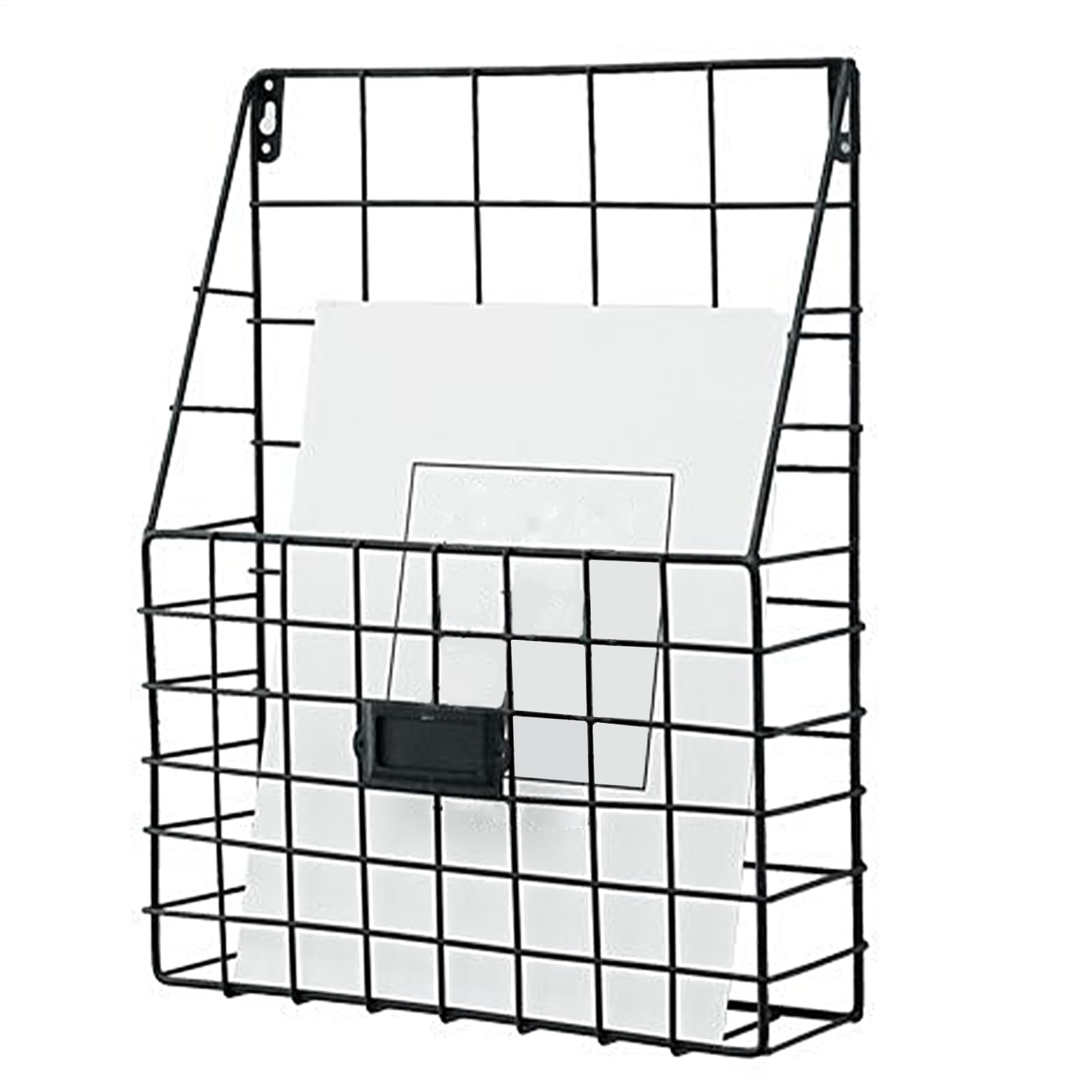 Organisateur et rangement mural pour papiers avec étagère moderne multi-pièces