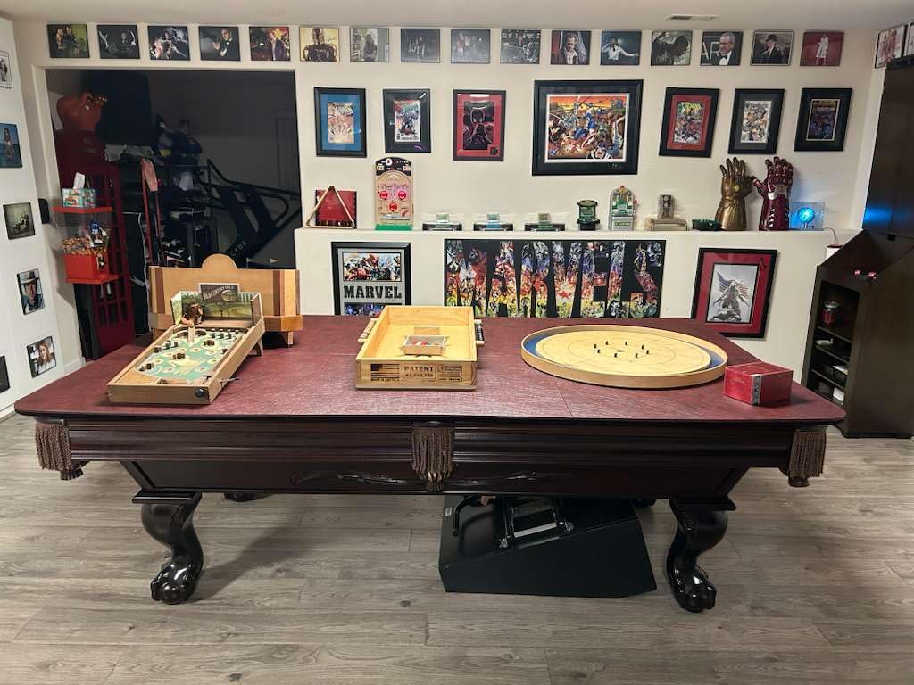 Pool Table Protector Pad – Heavy-Duty Vinyl Top with Velvet Bottom, Converts Pool Table to Dining/Work Surface | Free Pads Bag Included