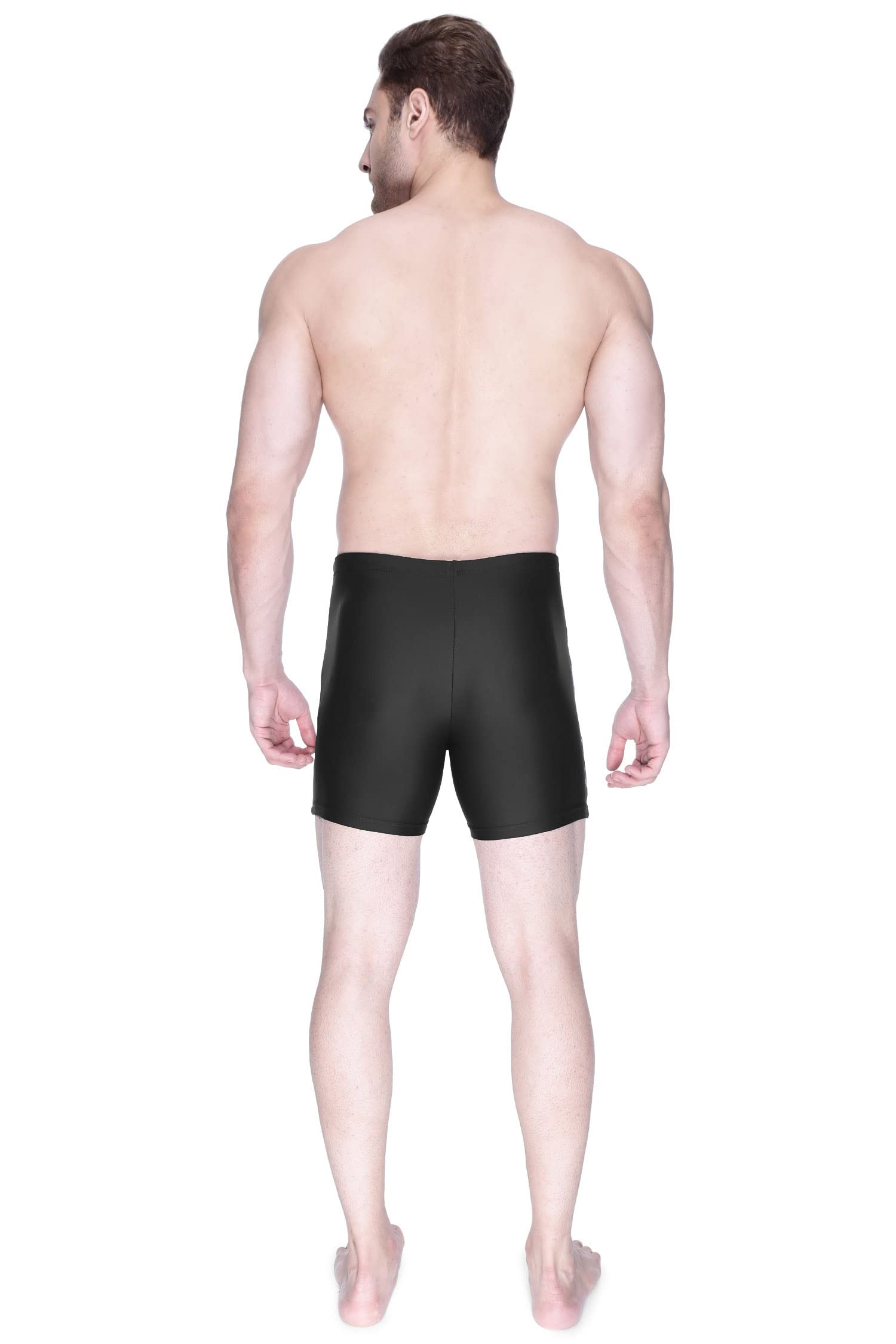 FILMAX® Originals Swimwear Essential Aquashort for Men (Black & Grey_4XL) 2