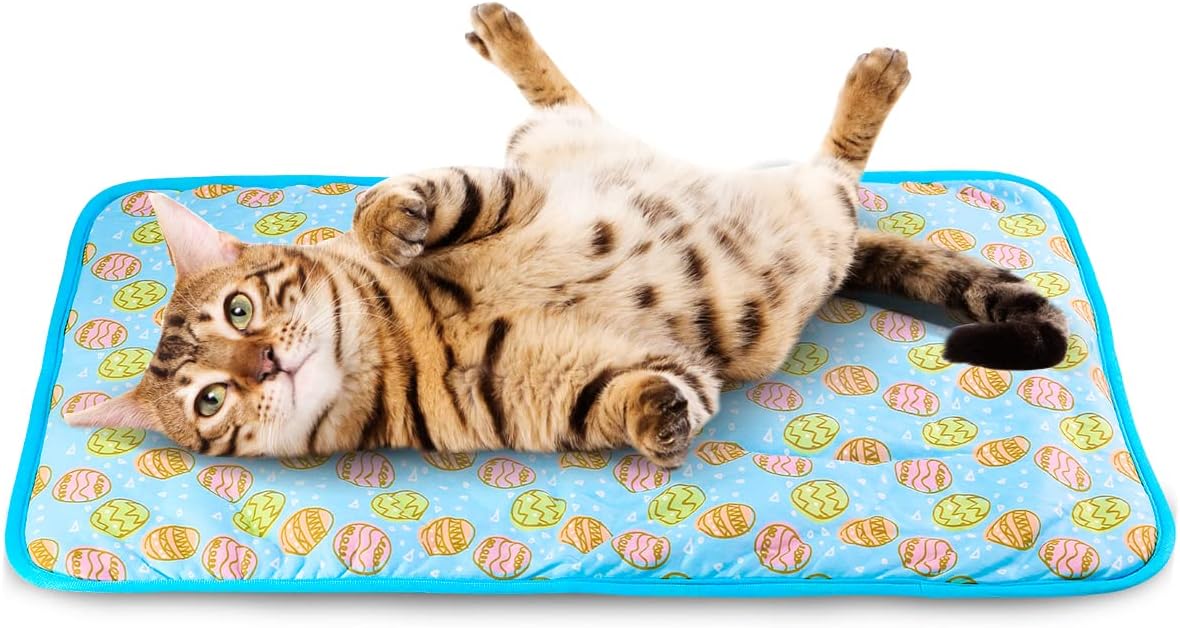 Cooling Mat, ONEJU Cooling Mat for Dogs and Cats, Medium Pet Cooling Mat 70x50 cm 27.5x19.6 inch