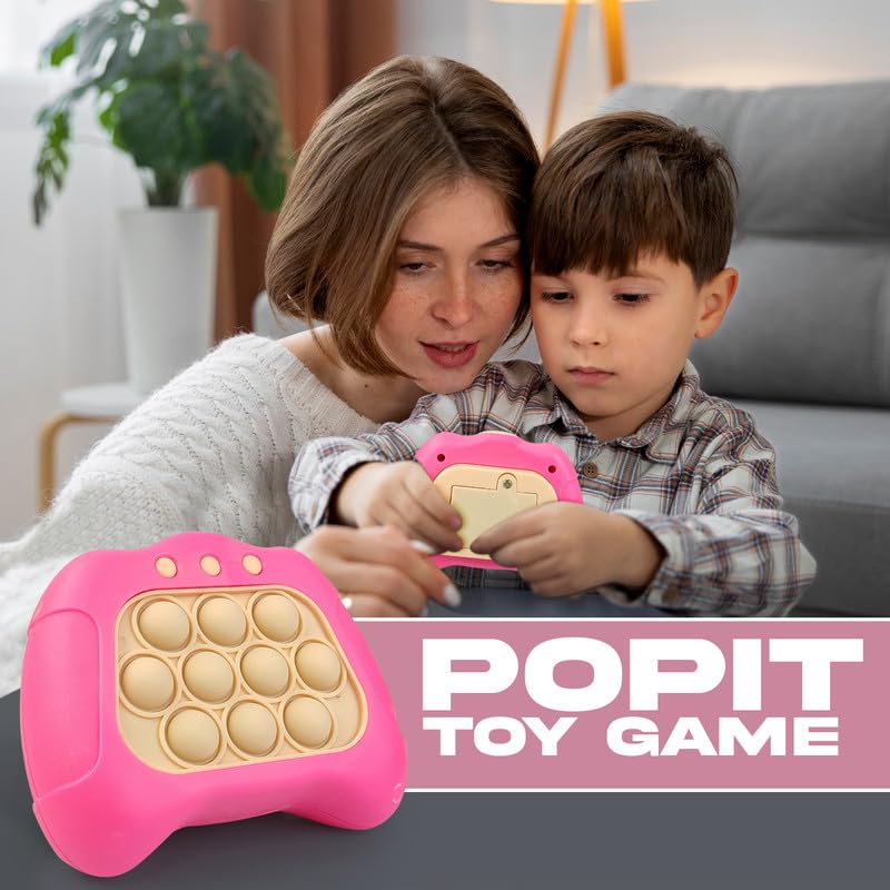 Image of NHR Pop It Intelligence Game Toy with Light & Sound for Kids, Pop It Bubble Push Game, Pop It Game Toy, Pop It Toy, Pop It Musical Toy,Fast Push Popit Multi Level Pop It Toy (Green)