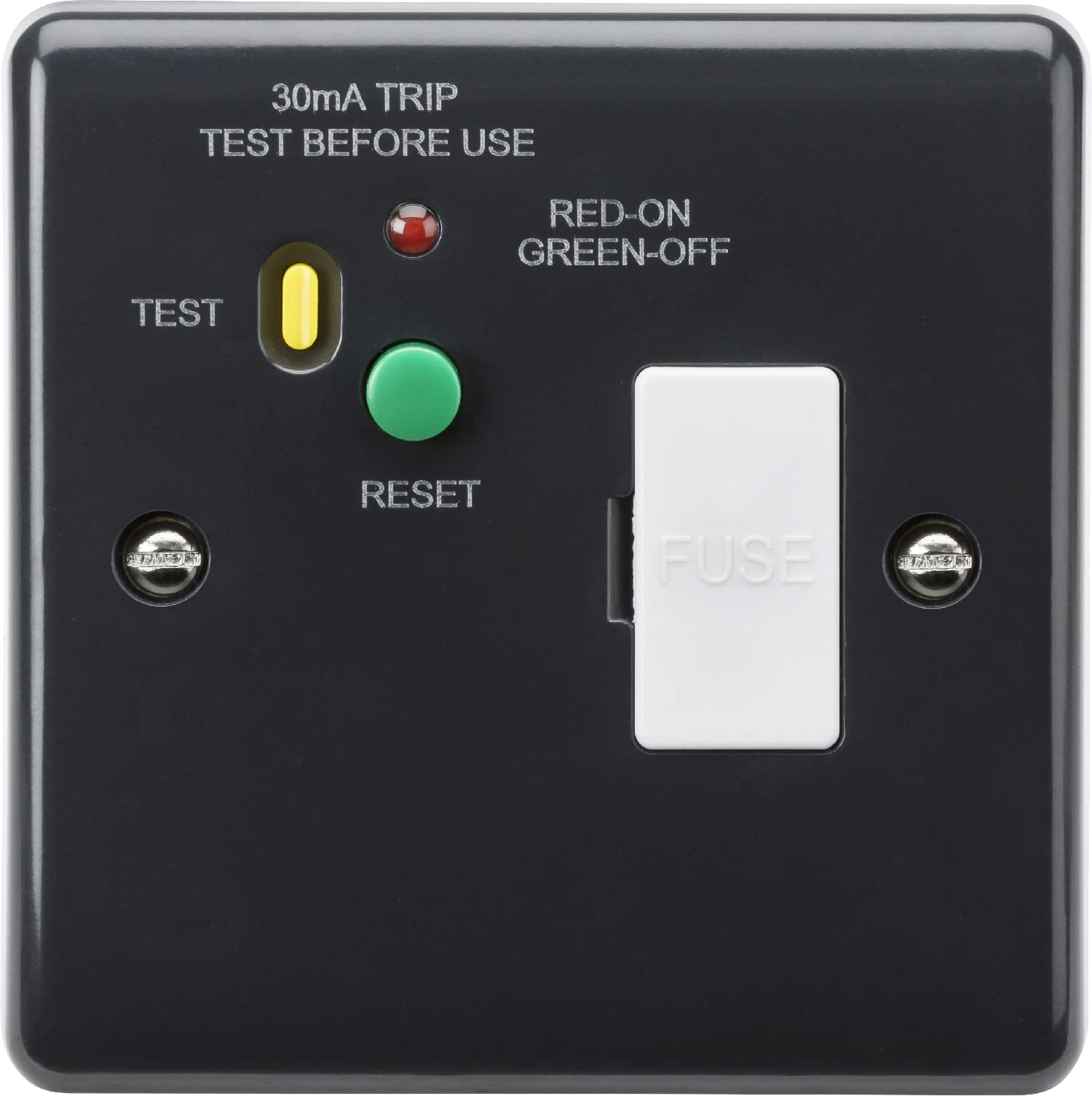 Knightsbridge 13A RCD Fused spur (Type A) [Part M Compliant]