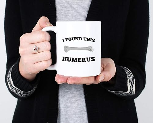 Miniatura 8 de Funny Anatomy Gifts. Nurse Practitioner Coffee Mug. I Found this Humerus. Gift Idea For a Doctor or Teacher. (15 Oz Black HandleRim)
