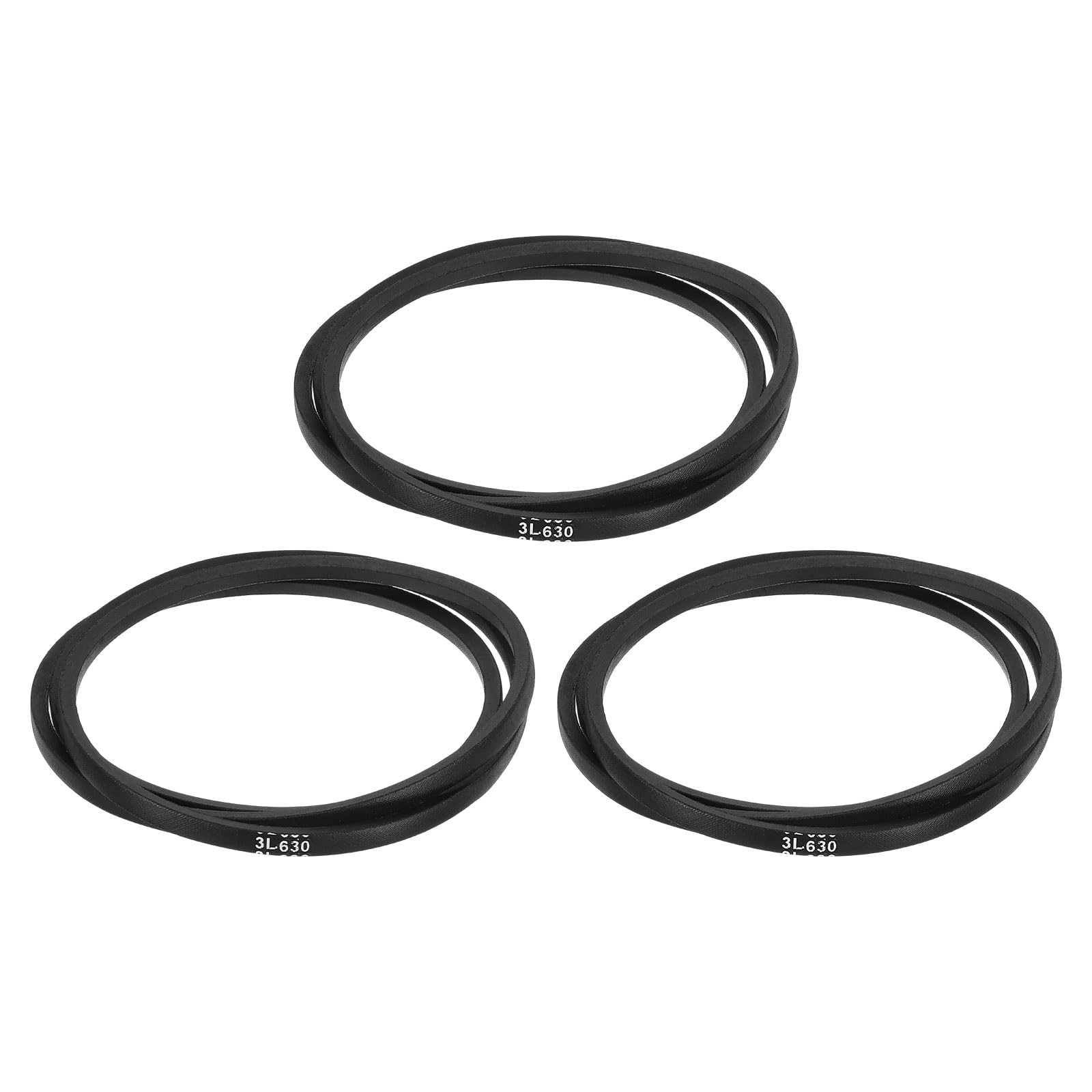 uxcell 3L240 Classic Wrapped Rubber V-Belt, 24"(610mm) Outside Circumference, 3L Profile V Belt 3/8" Width 7/32" Height — view 120