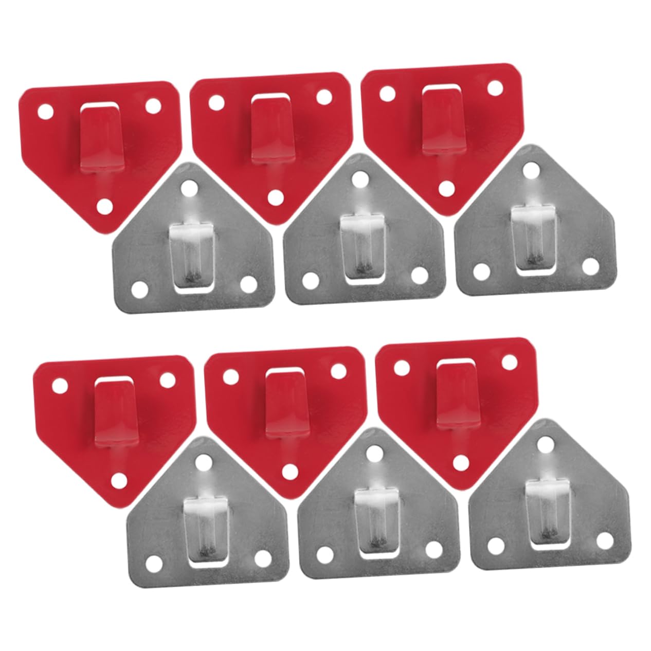 UKCOCO 48piezas Soporte De Montaje Para Extintores De Incendios Gancho De Pared Resistente De Soporte Para Fijación Segura y Ahorro De Espacio Oficinas y Hogares