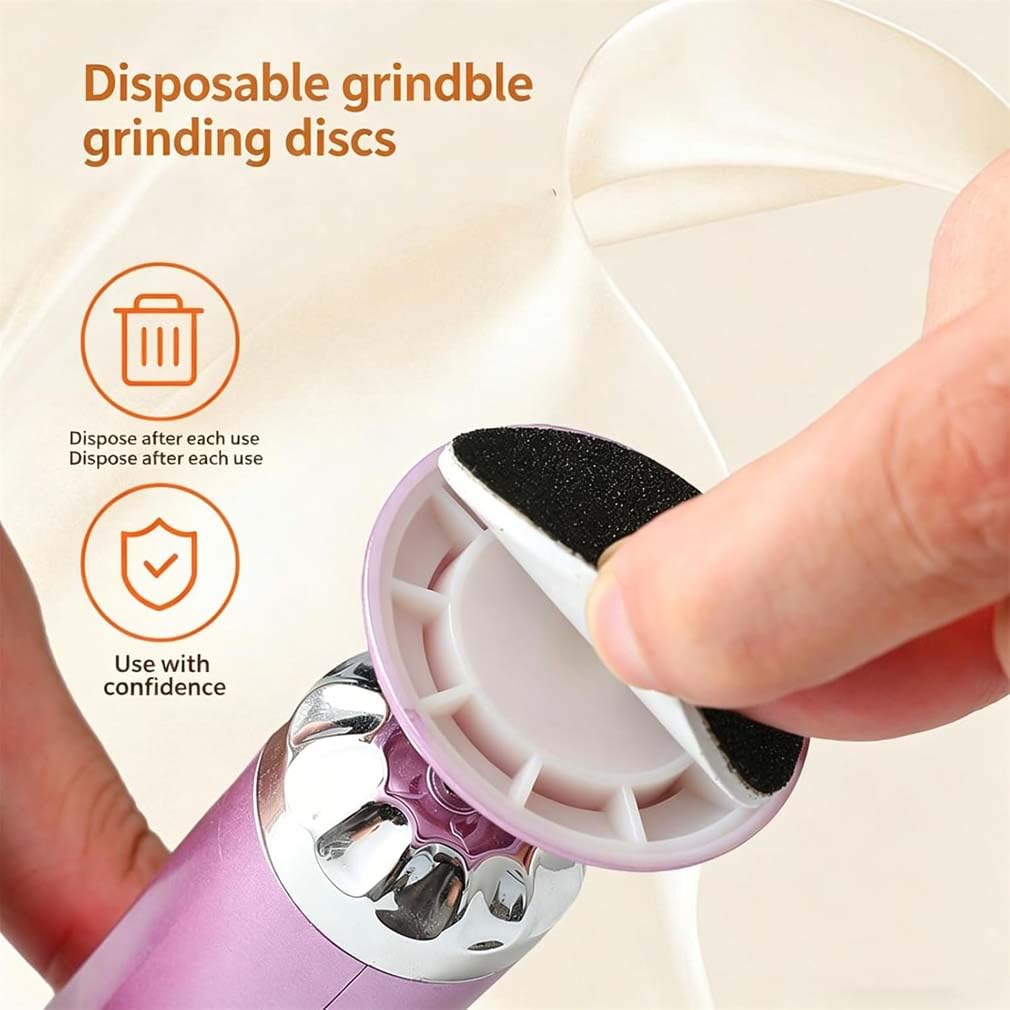 Multifunción Electric Foot Grinder con 5 velocidades, removedor de callos eléctrico, recargable, recargable, juego de pedicura para el cuidado de los pies eléctrico para muertos, piel dura y agrietada