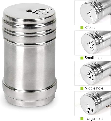 Miniatura 8 de Juego de regalo de tarro de especias con tapas cocteleras, condimentos de alimentos, botella de aderezo con bolsa de viaje, salazúcar,