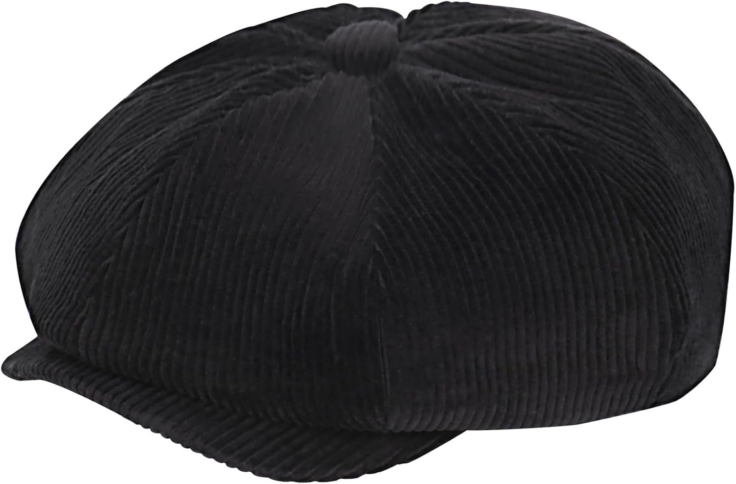 8 Panel Newsboy Cap for Men Beret Hat Black Newsboy Hat Vintage Beret Cap Men Corduroy Hats for Women Men Gorras para Hombres