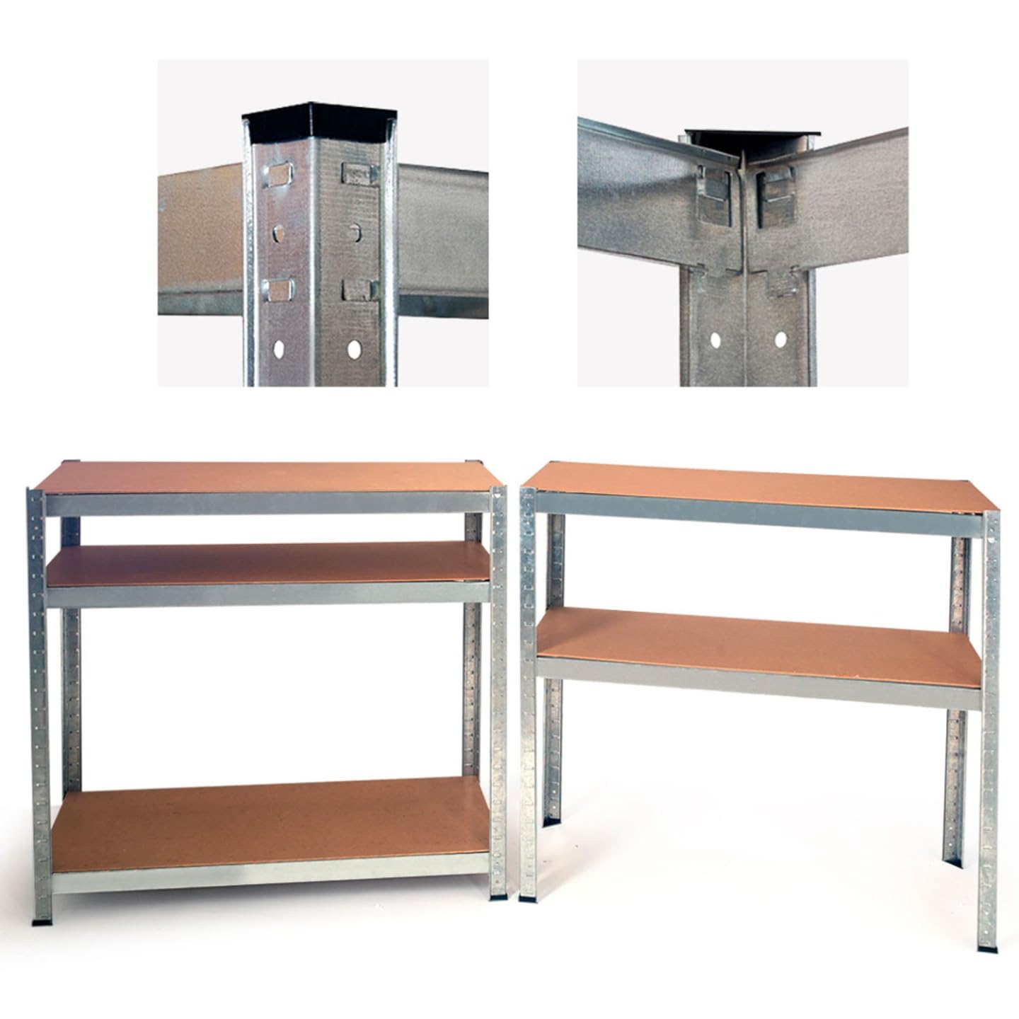 Probache - Etagère modulable Charges Lourdes en métal 5 Plateaux