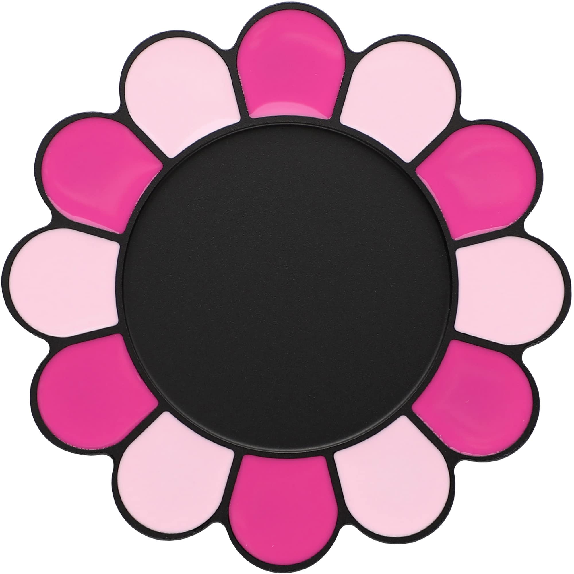 metisinno Magnetic Base for PopSocket Grips and iPhone MagSafe Cases, Pink & Neon Pink Sunflower Pattern