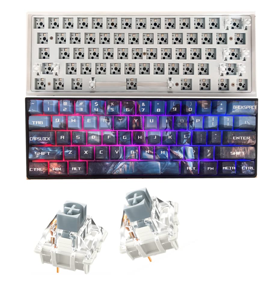 Ensemble clavier GK61 de précision avec touches sur mesure thème Avatar