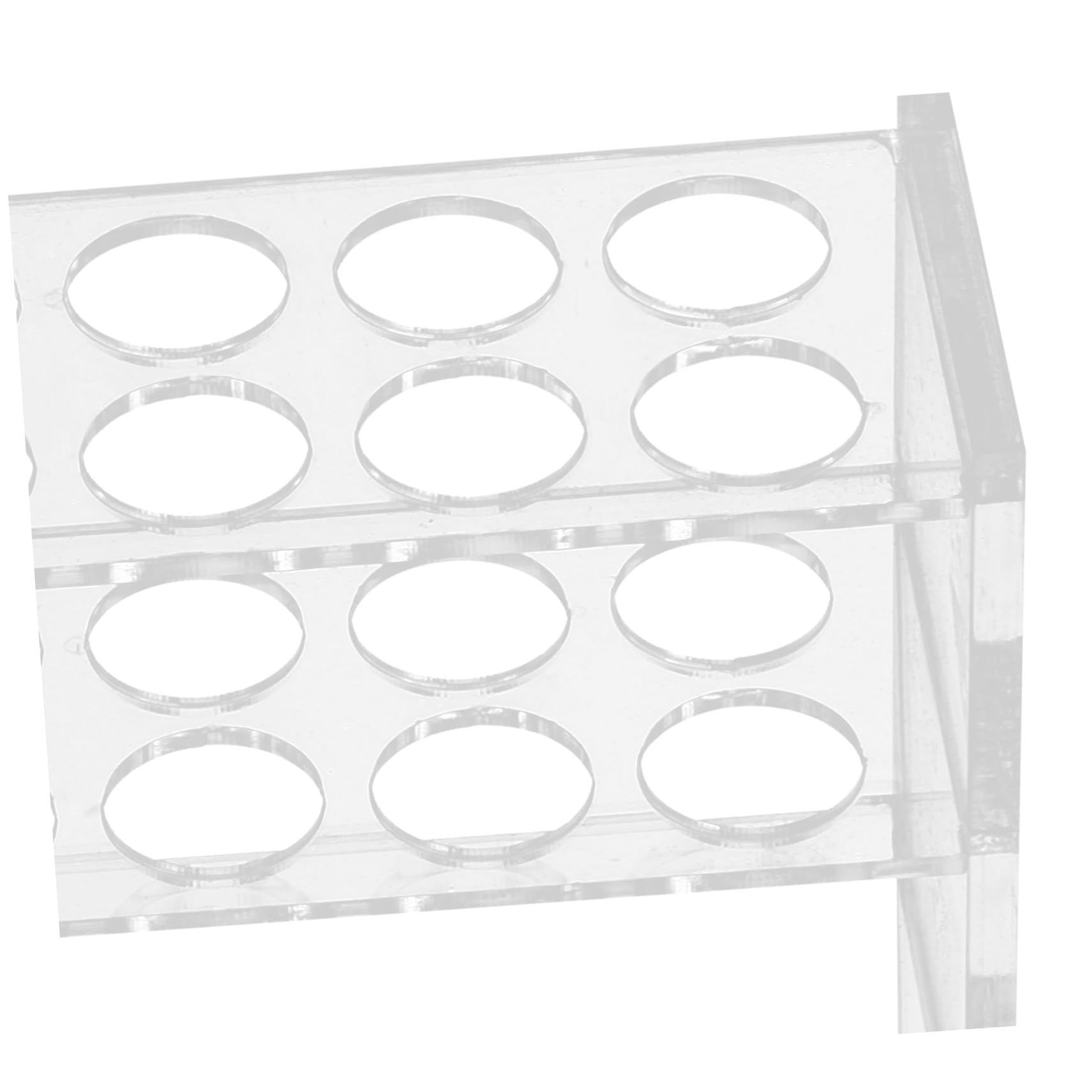 Cabilock 5 Piezas Gradilla Tubo De Ensayo Muestra Tubo Transparente Soporte Para Tubo Dosificador Estante Para Soporte De Tubos De Ensayo Soportes Para Tubos De Ensayo Acrílico