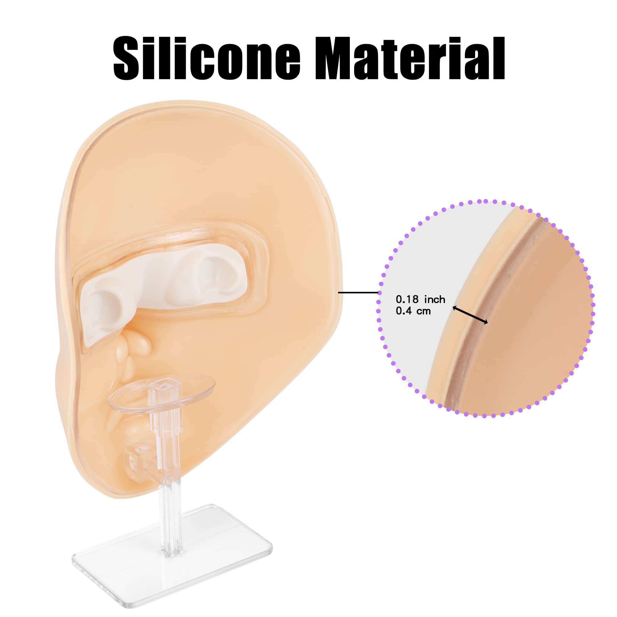 Makeup Practice Silicone Face Board