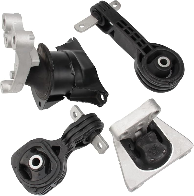 Kit com 4 coxins do motor e câmbio Mardarth para Honda Civic 1.8L automático 2006 a 2011