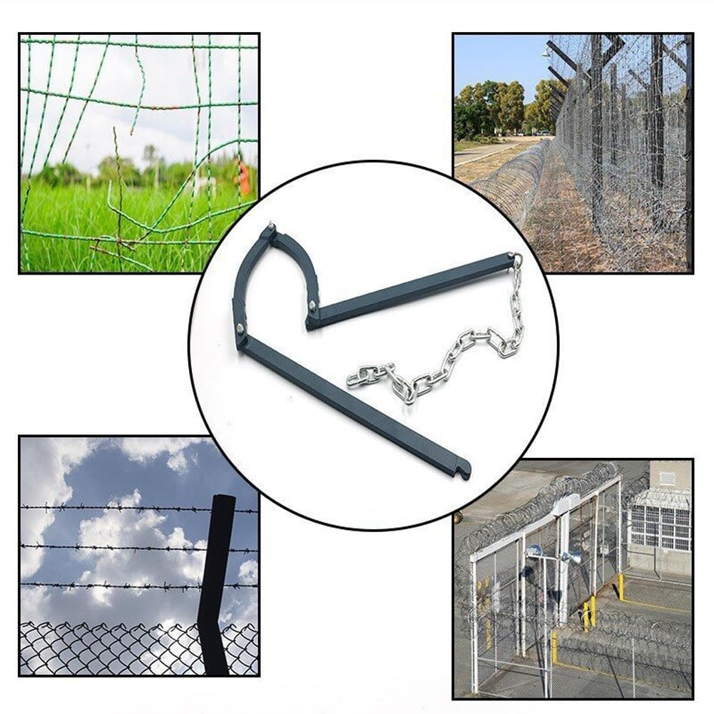 Herramienta de ensanchamiento de valla de eslabones de cadena, tensor de alambre de hierro para granja, valla de caballos, reparación de césped