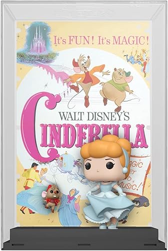 Funko Póster de película Pop! de Disney 100 - Cenicienta, Cenicienta con Jaq disponible en Yaxa Costa Rica