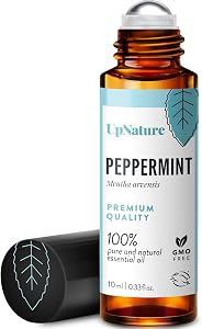 UpNature Peppermint Oil Roll On for Pregnancy Nausea & Morning Sickness
