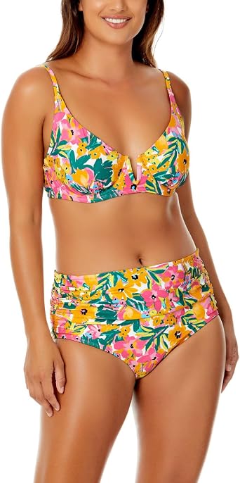 Anne Cole Limited Edition Ladies Convertible High Waist Shirred Swim Bottom