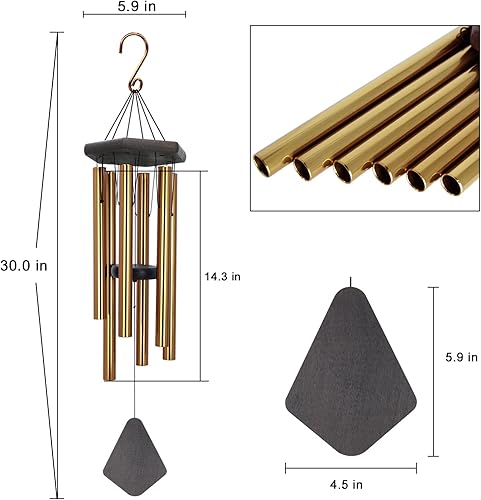 Miniatura 2 de Astarin - Campanillas de viento para exteriores, regalos conmemorativos para cualquier ocasión