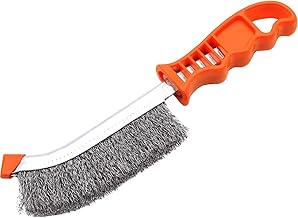 Harden Professional 225mm Hand Steel Wire Brush Scraper, Plastic Handle, for De-rusting and Polishing - 620140
