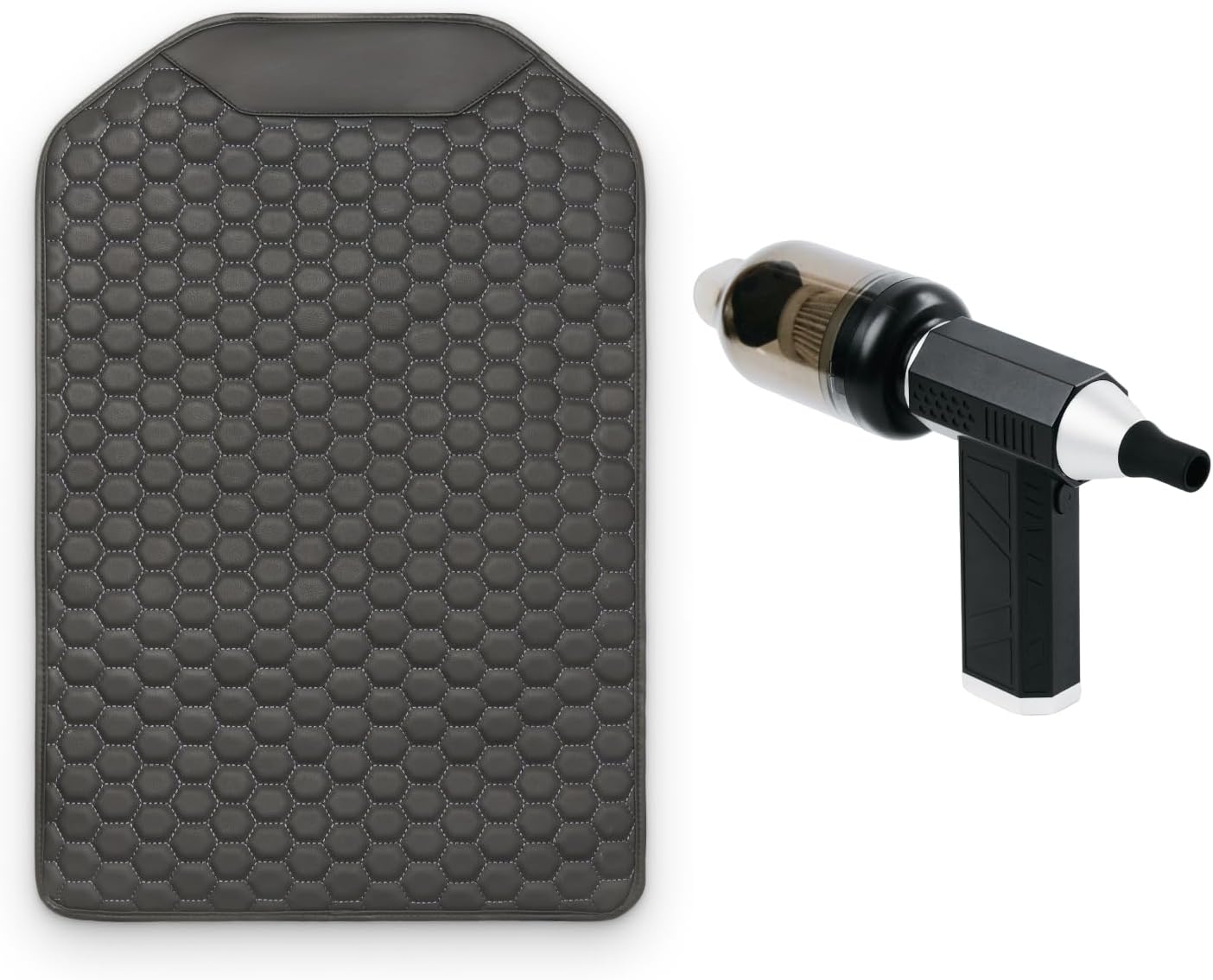 Owleys Premium Leather Kick Mat + Portable Vacuum Cleaner