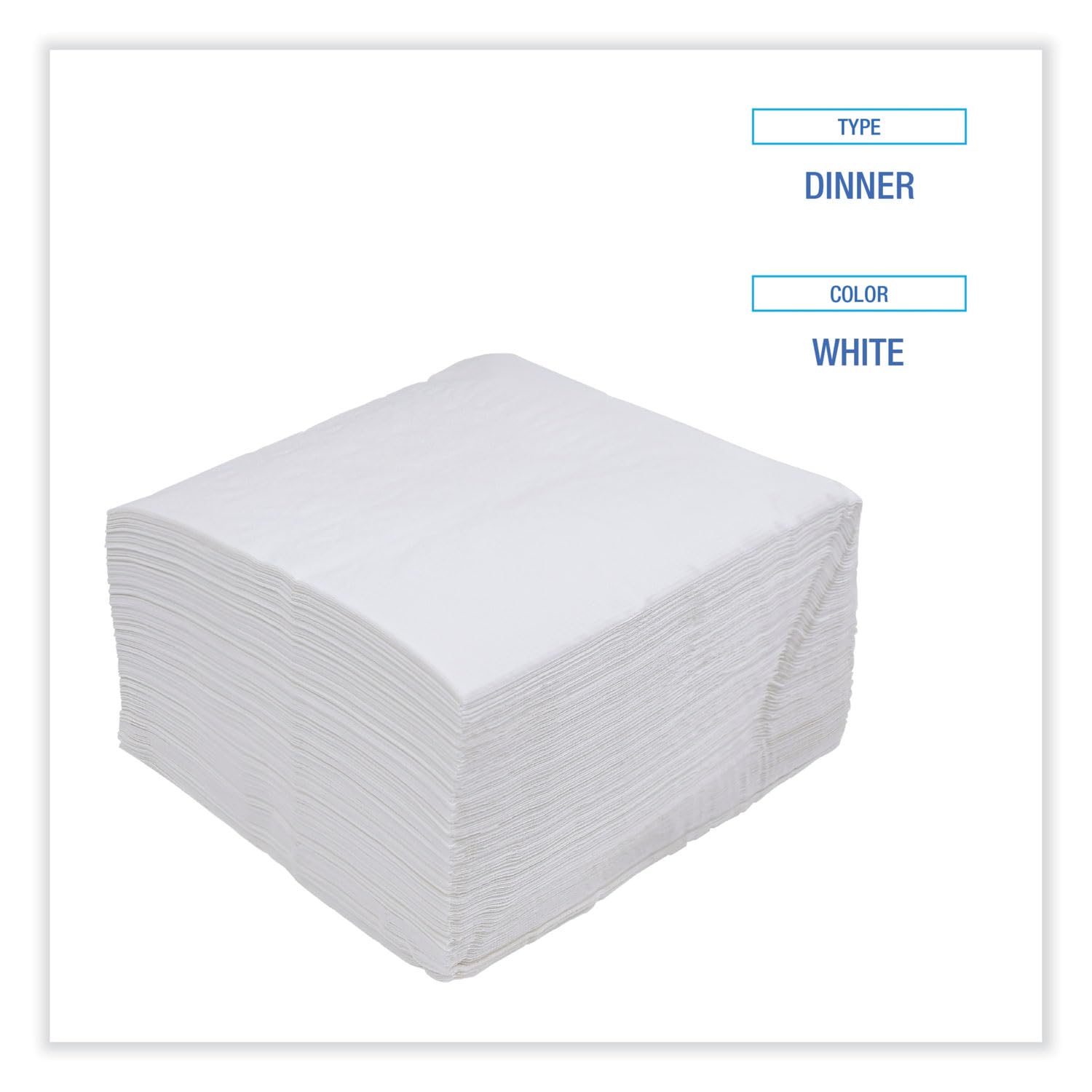 NAPKINS,17X17,DINNER,WH