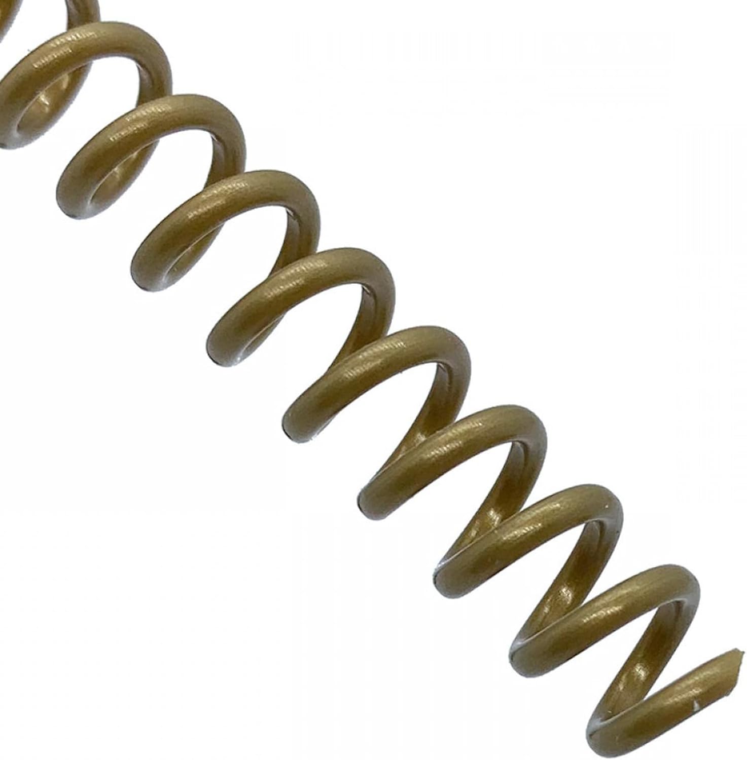 Spiral Binding Coils 7mm x 914mm (9/32 x 36-inch) 4:1 [pk of 100] Color: Antique Gold (PMS 874 C)
