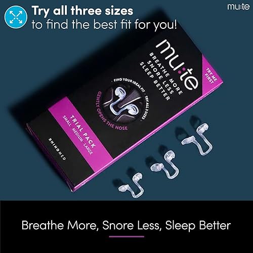 Miniatura 6 de Dilatador nasal silencioso para reducción de ronquidos (tamaño grande, 3 unidades) y dilatador nasal silencioso para reducción de ronquidos,