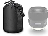 Vista 9 de Selens Bolsa pequeña para lentes de cámara DSLR de neopreno negro compatible con Sony Olympus Panasonic