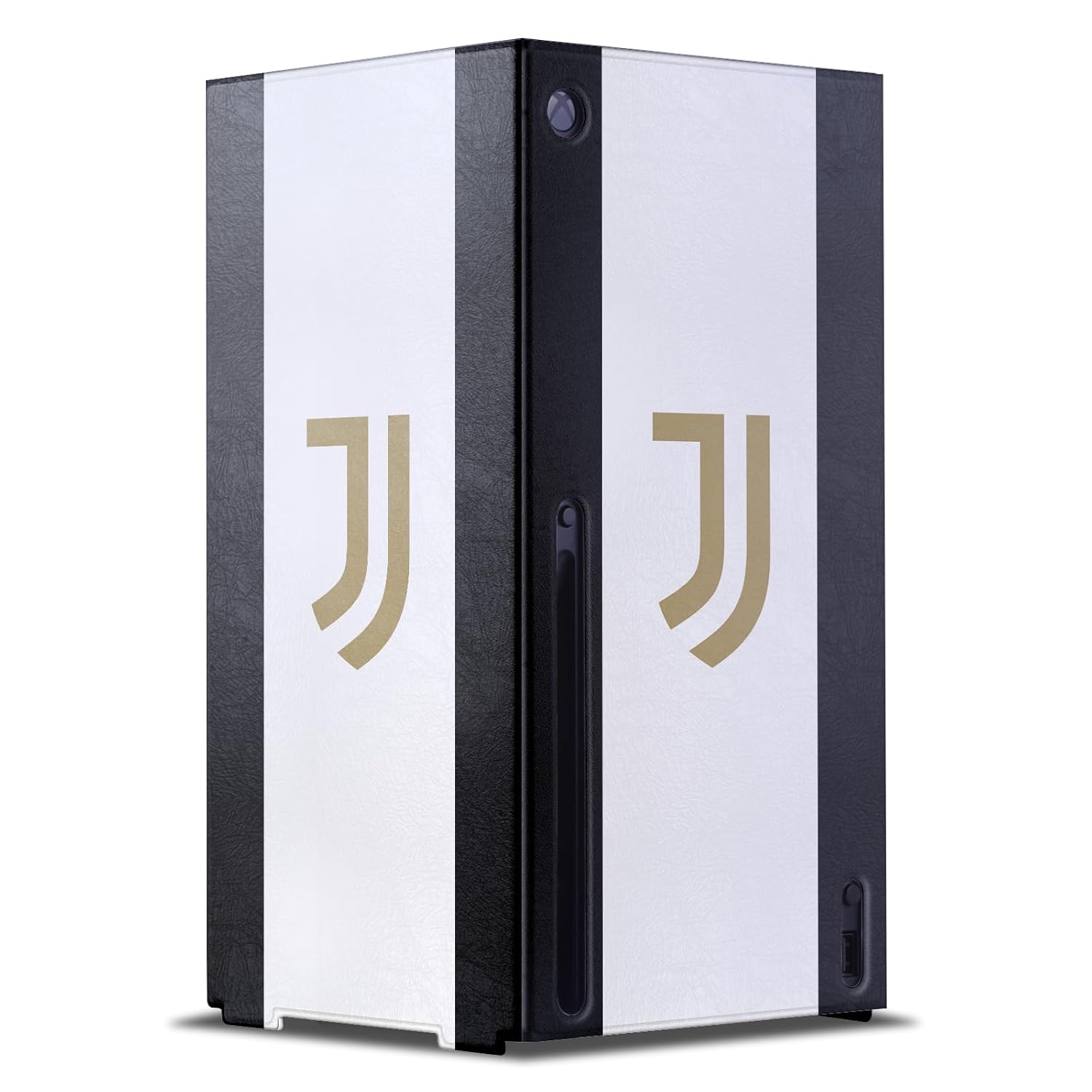 Head Case Designs Officially Licensed Juventus Football Club Black Stripes Art Game Console Wrap Case Cover Compatible With Xbox Series X