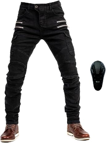 Motorcycle Riding Pants for Men with Armor, Motorcycle Pants Mens -Motorcycle Jeans for Men