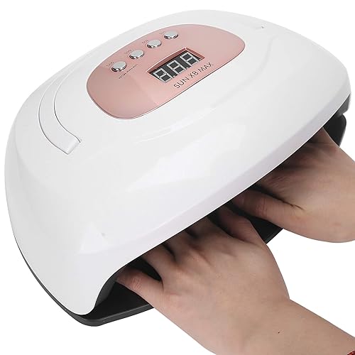 Secador de uñas de 150W, lámpara de secado de uñas LED, máquina de endurecimiento de uñas de gel de sincronización inteligente (EE. UU.)