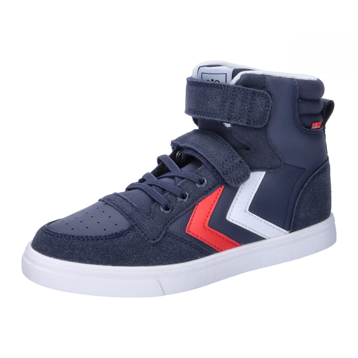 hummel Velcro High Slimmer Stadil Children's Trainers Size, Peacoat, 1.5 UK Child