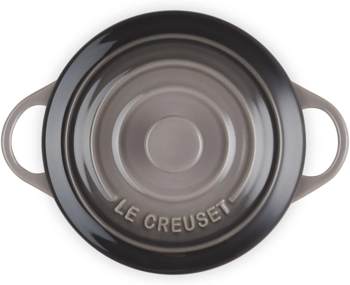 Le Creuset Stoneware Mini Round Cocotte, 24 oz., Oyster