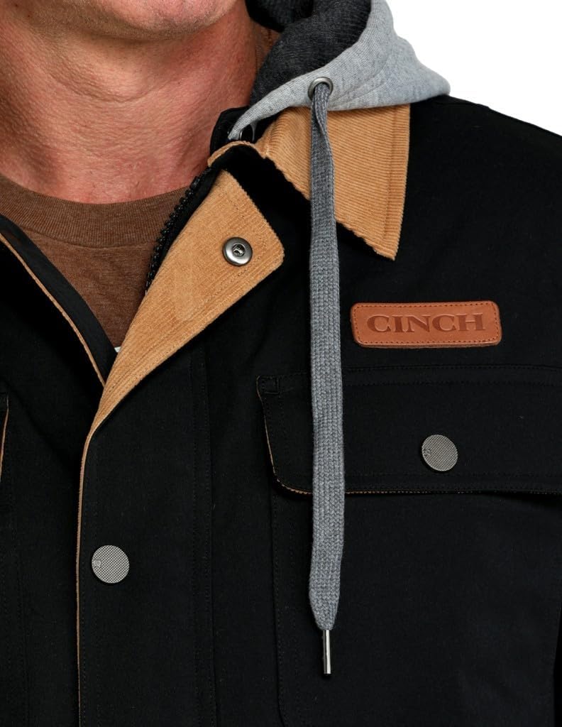 Cinch Men's Black Canvas Barn Jacket