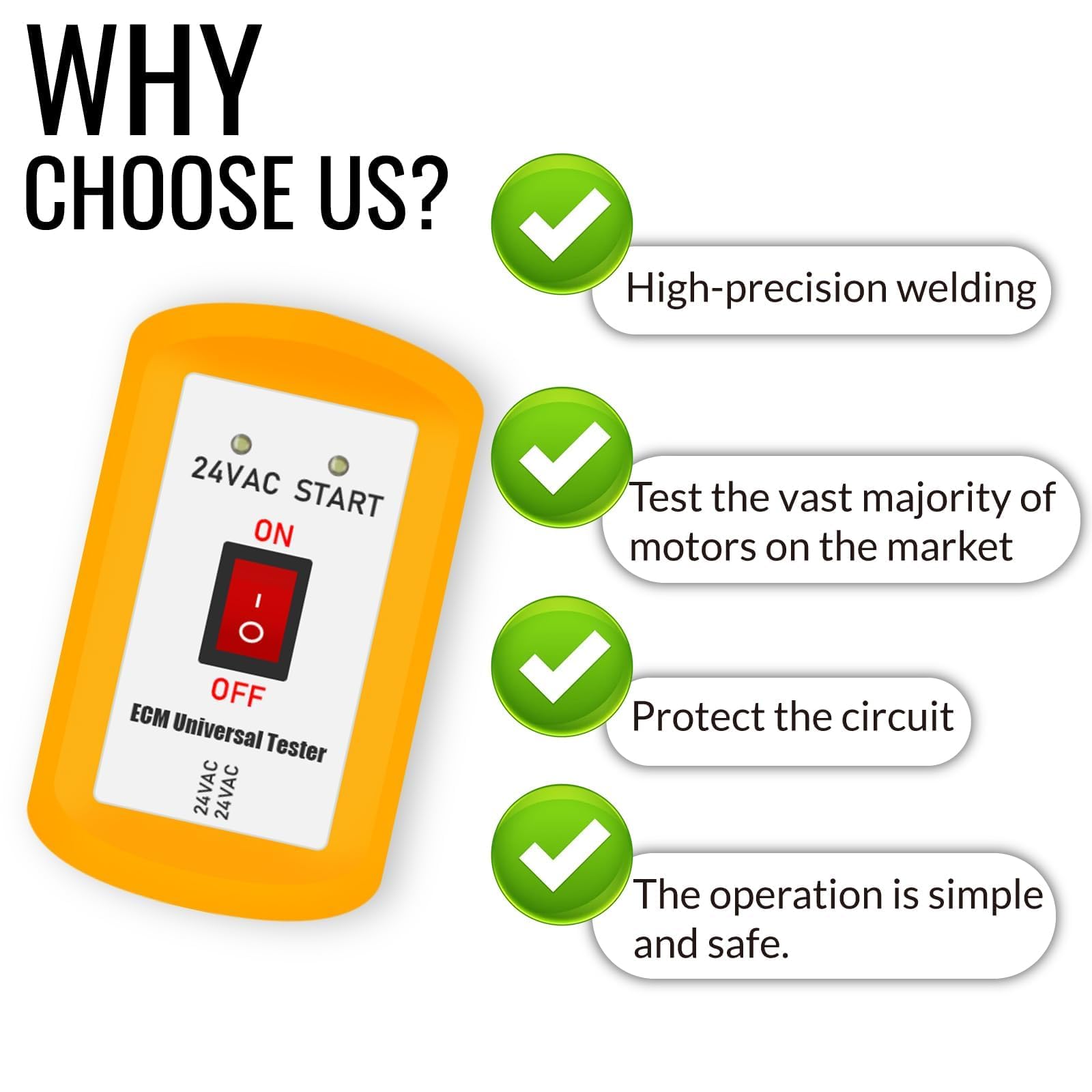 SUPCO ECM Motor Tester - Efficient Testing Tool For Electronically  Commutated Motors