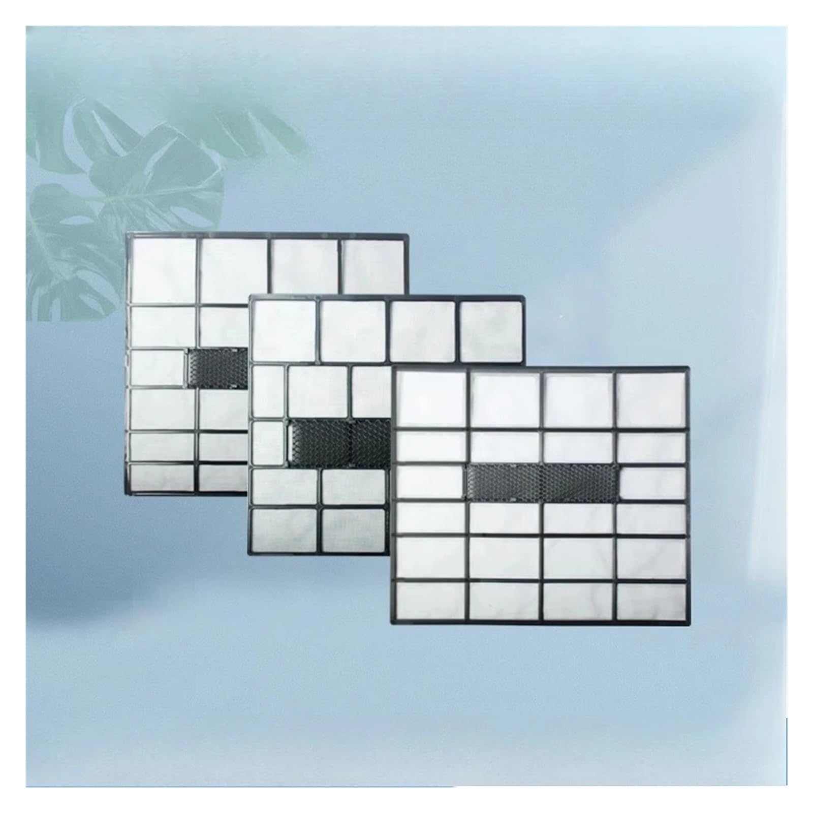 2 Pezzi, Compatibile Con Haier, Schermo Antipolvere For Filtro Dell'aria Condizionata Montato A Parete 1P 1.5P(36.4 * 38.9)