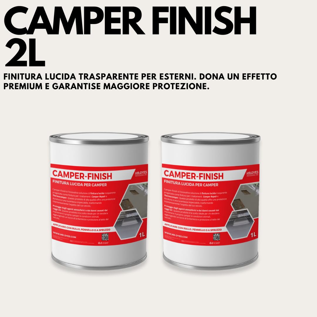 KIT CAMPER-REPAIR - KIT IMPERMEABILIZZANTE PER CAMPER PRONTO ALL'USO. (COMPLETE)