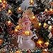 Impress Life Christmas Decoration Gingerbread Men Cookies String Lights 10 ft 20 LED Battery Operated with Remote and Timer for Xmas Festive Holiday Bedroom Decorative