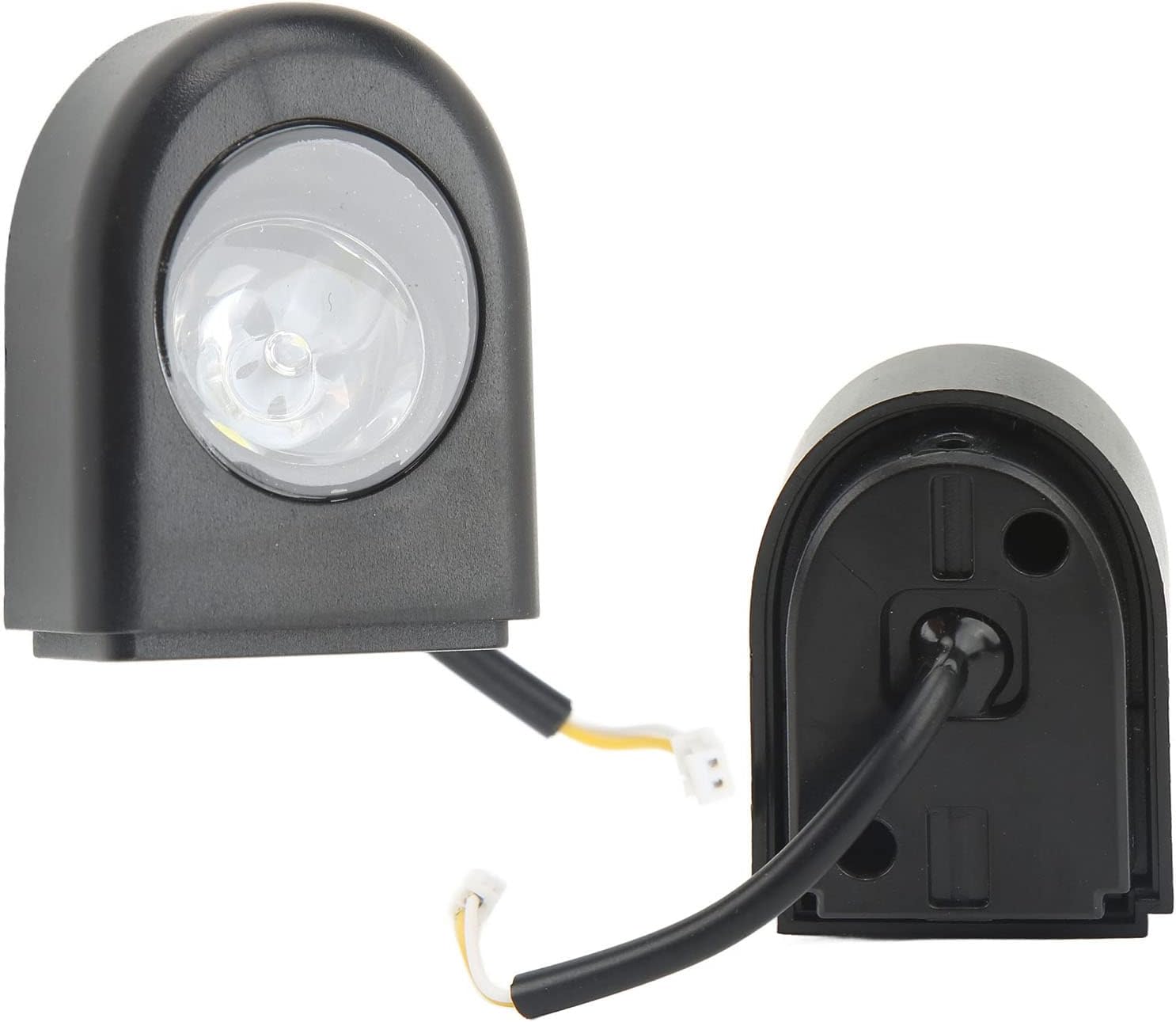 Electric Scooter LED Headlight Long Irradiation Range Replacement Part Electric Scooter Front Light Spotlight Warning for Outdoor Cycling