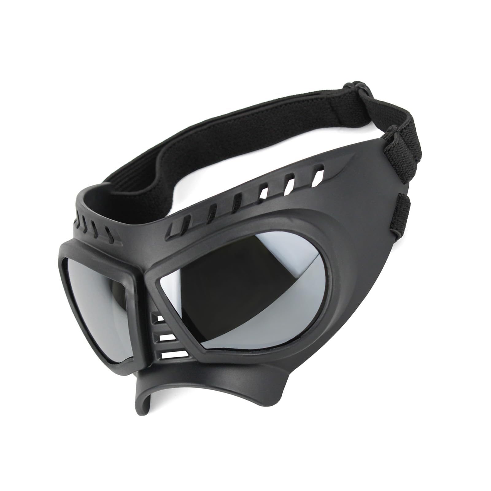 Dog Sunglasses with Wear Resistant Frame Scratch Proof Lenses Windproof Goggles Eyewears for Long Snout Dog Comfortable Pet Glasses