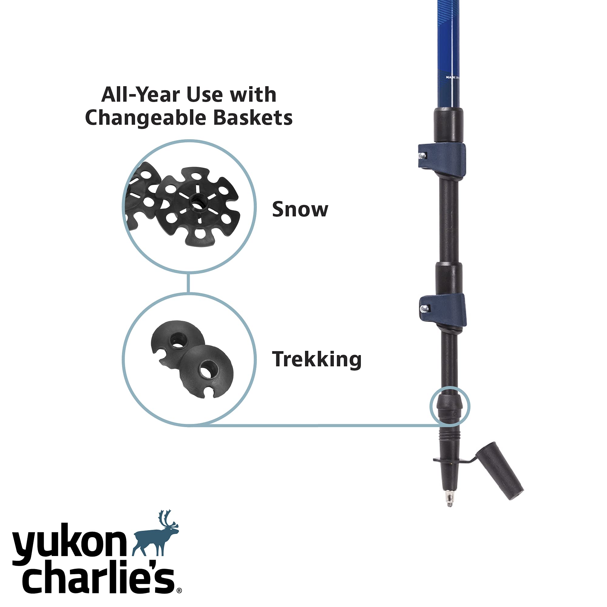 Yukon Bastones de Senderismo avanzados