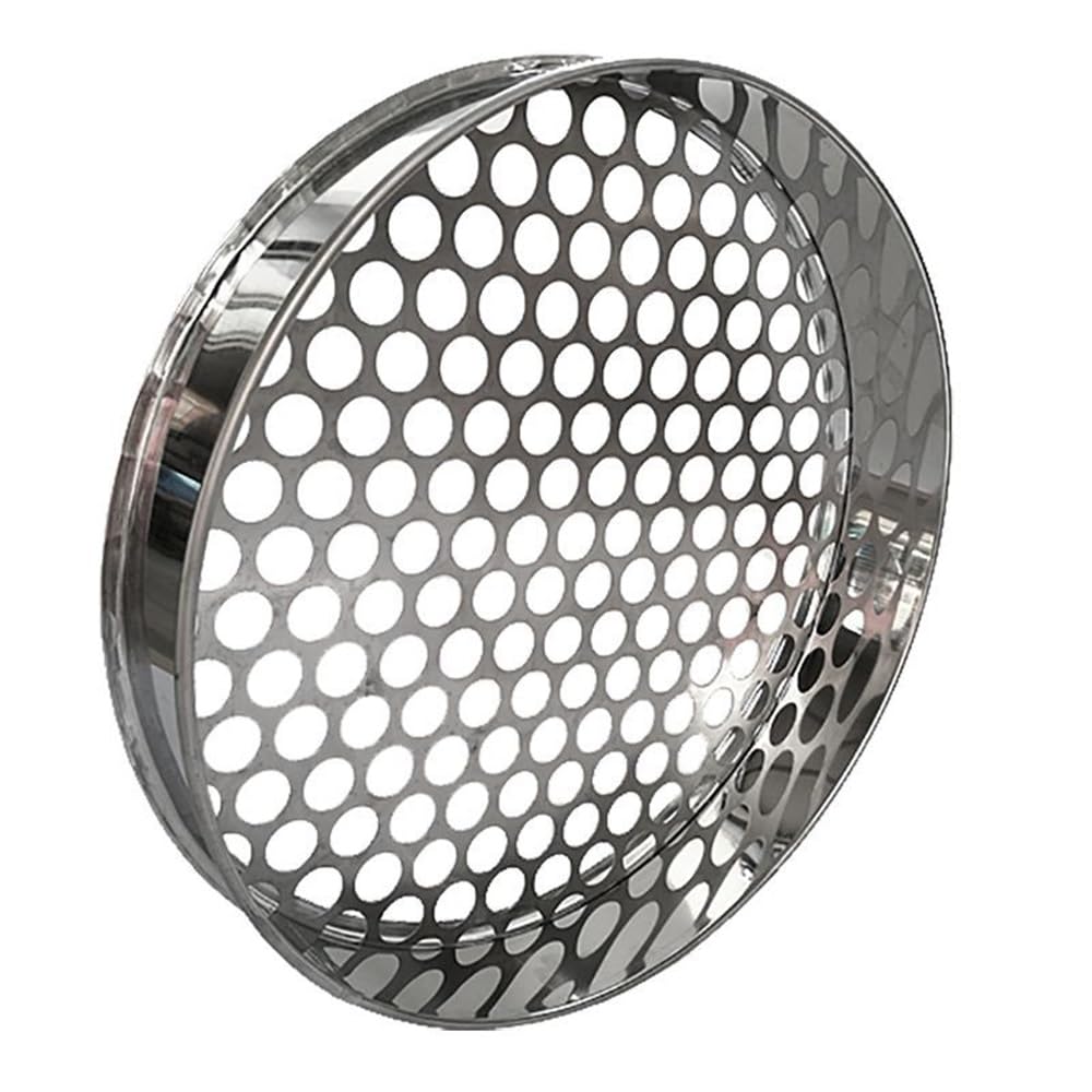 Tamiz de malla de acero inoxidable 304, tamiz de cocina fino duradero para hornear, filtrar frutas y colar alimentos con mango