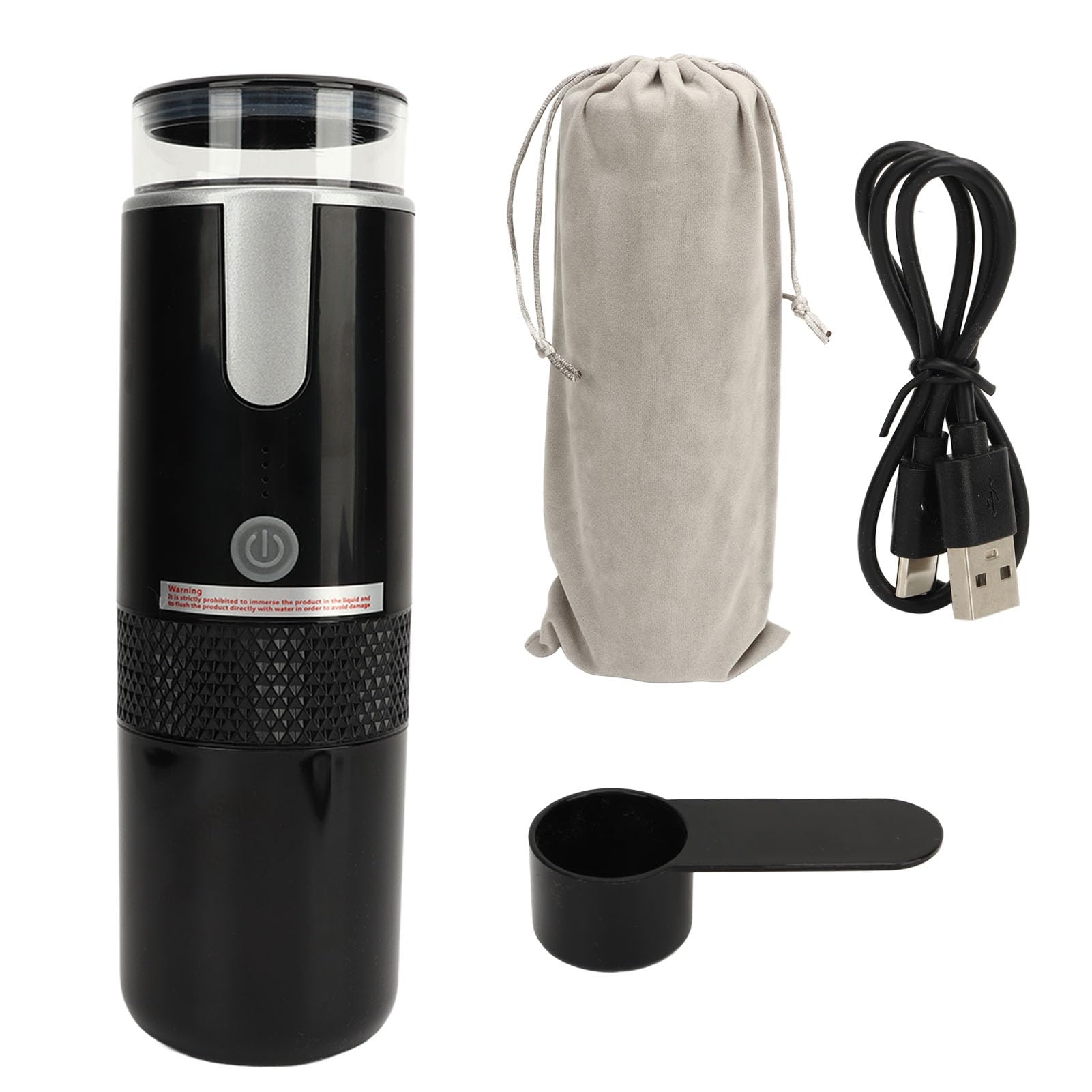 Luocute Cafetera Portátil, Cafetera de Mano Recargable por Tipo C