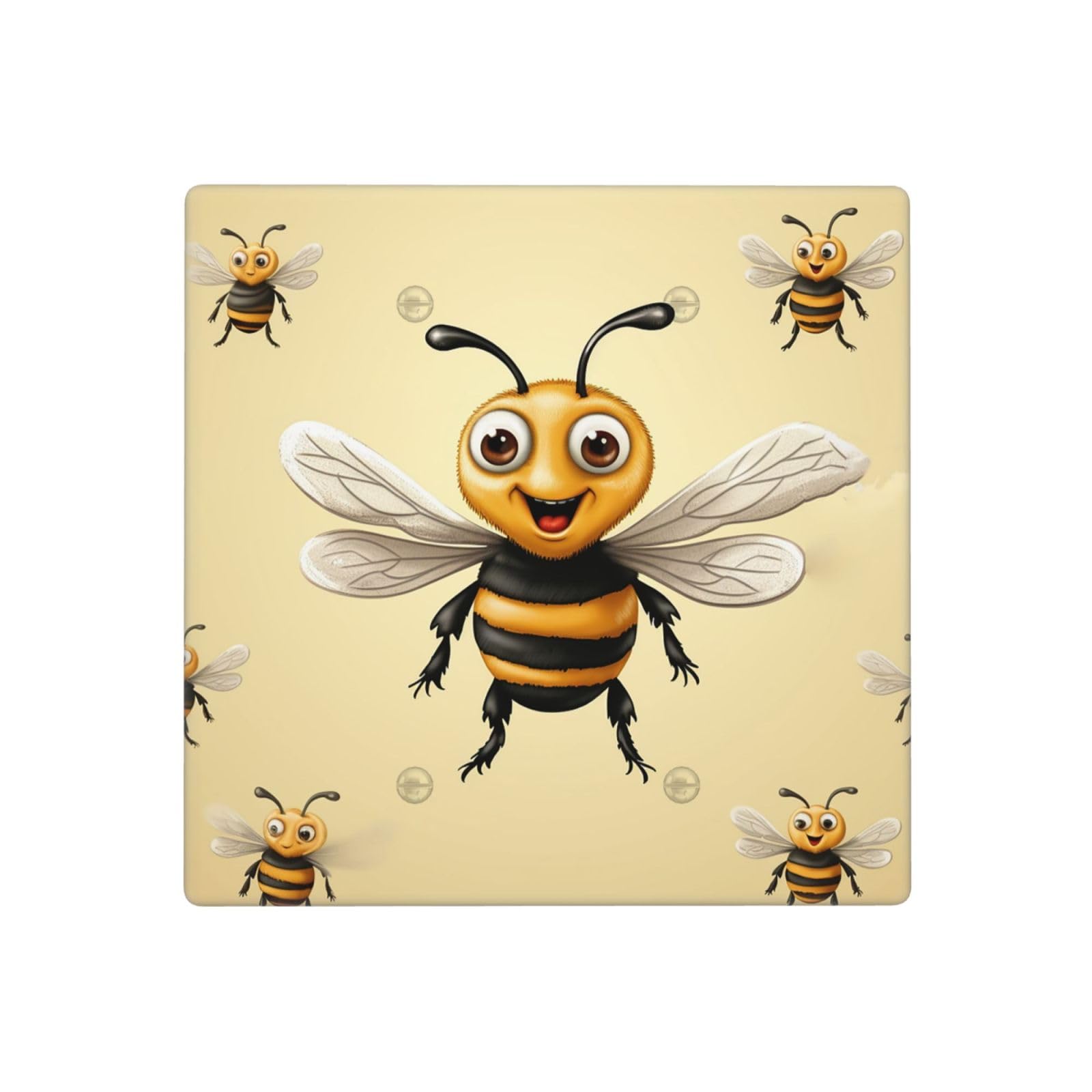 Decorator Wall Plate 2 Gang Light Switch Covers Honey Bee Wallplate Double Toggle Switch Plate Standard Size Electrical Outlet Covers Decorative Wall Switch Plate Cover
