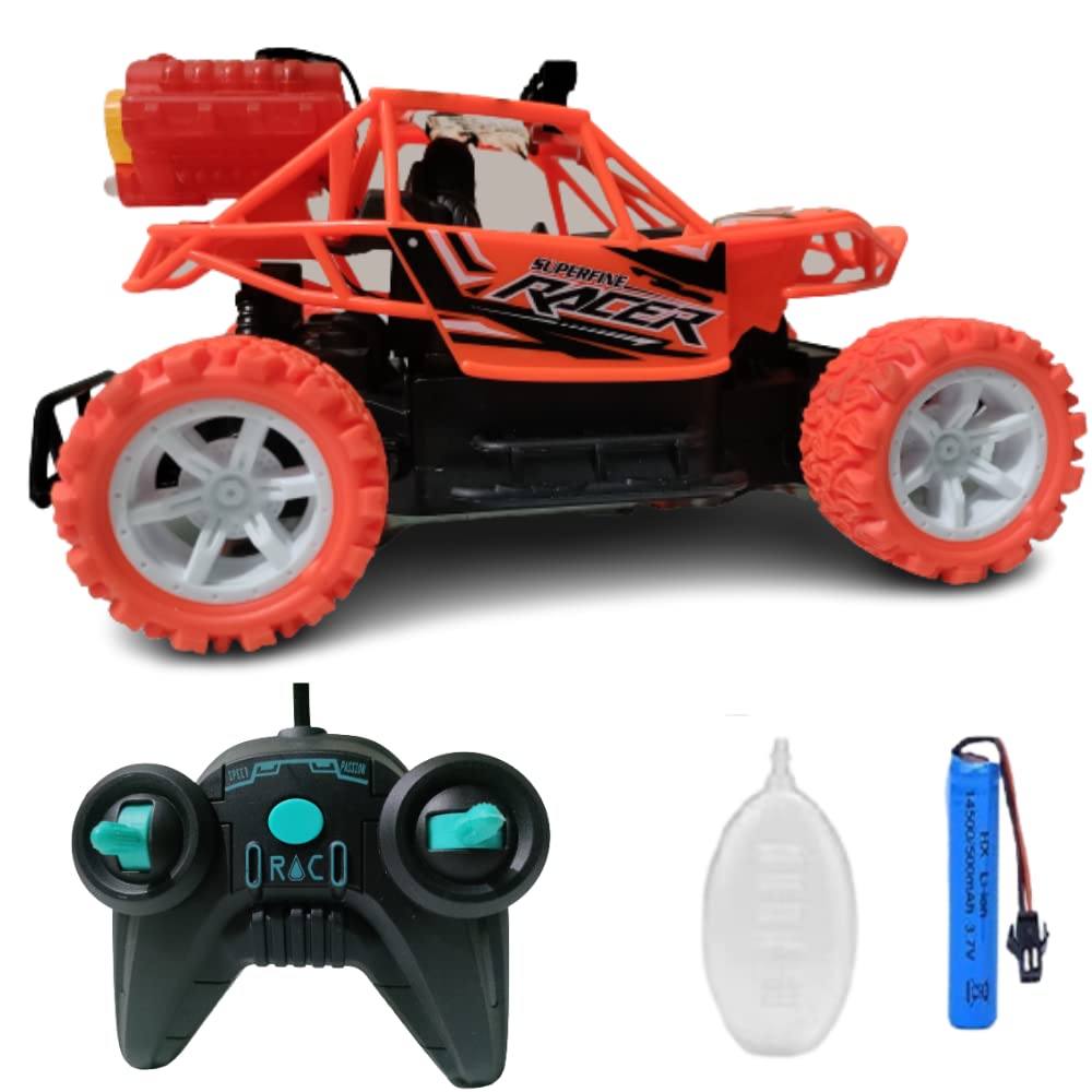 KIDSWAY Remote Control Monster Truck for Boys 4+ Years 6 Wheel Rock car