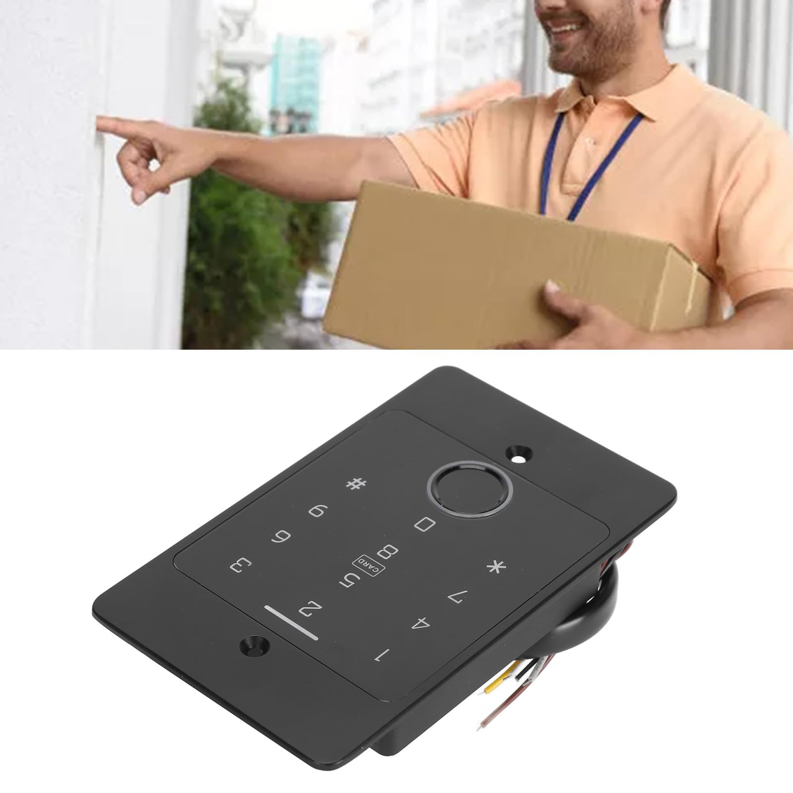 Tastiera di Controllo Accesso WiFi, Tastiera RFID 125Khz, Controller di Accesso Impermeabile, Apriporta con Telecomando con Impronta Digitale, APP, Sblocco Scheda e Password